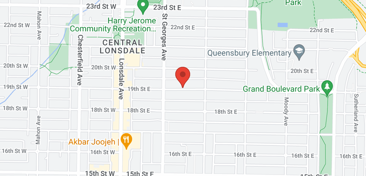 map of 238 E 19TH STREET